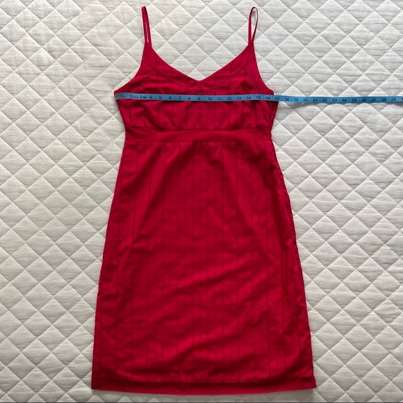 💋 Tommy Hilfiger, Vintage Kiss Me Crimson Midi Dress - Picture 9 of 11